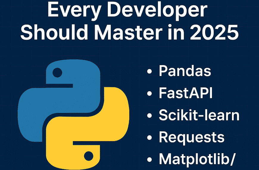 Top 5 Python libraries every developer should master in 2025