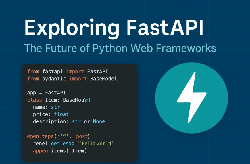 FastAPI Python web framework for high-performance API development
