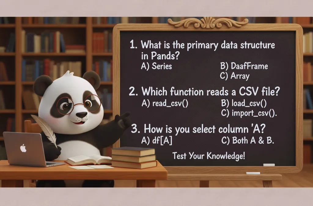 pandas quiz question and answers