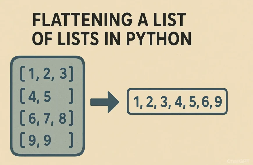 Flatten a List of Lists in Python