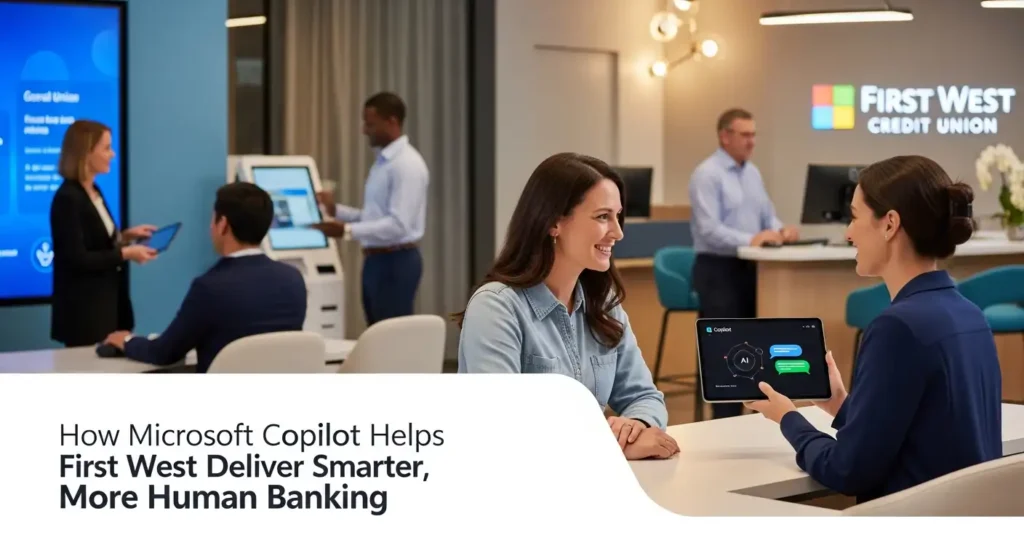 How Microsoft Copilot Helps First West Credit Union Deliver Smarter, More Human Banking