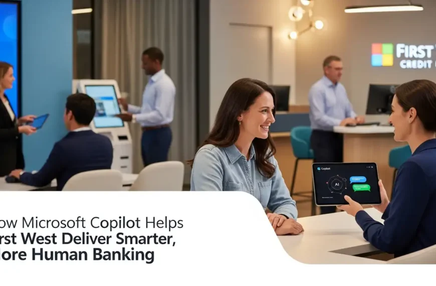How Microsoft Copilot Helps First West Credit Union Deliver Smarter, More Human Banking