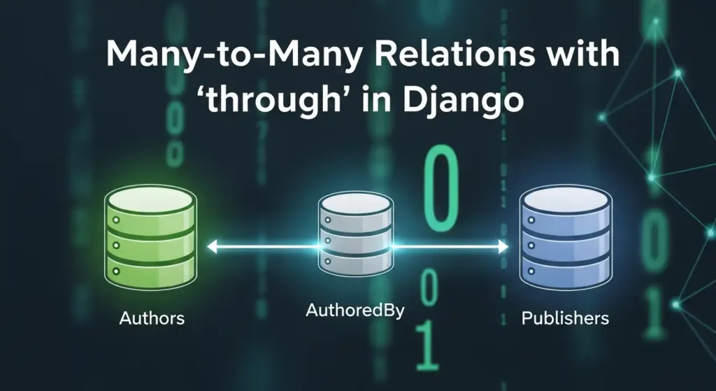 image of many to many relation in Django