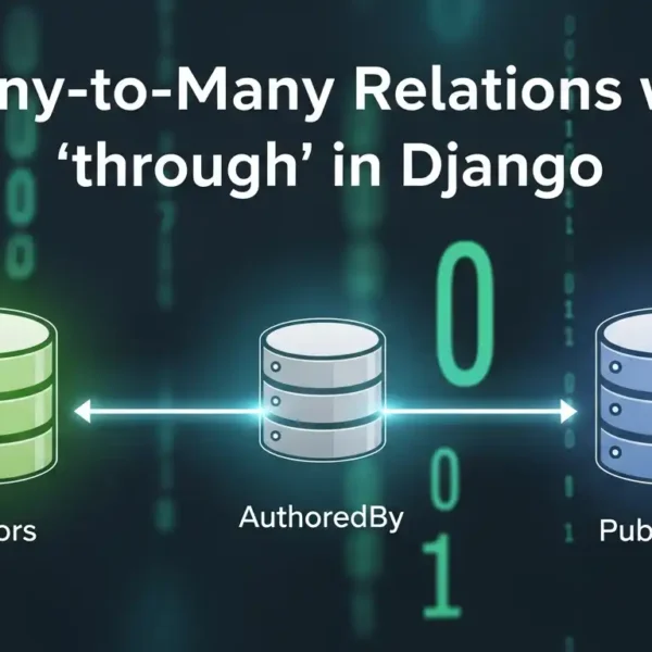 image of many to many relation in Django