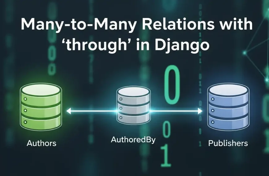 image of many to many relation in Django