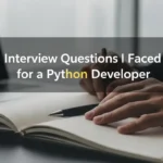 Real questions from my recent Python Developer interview
