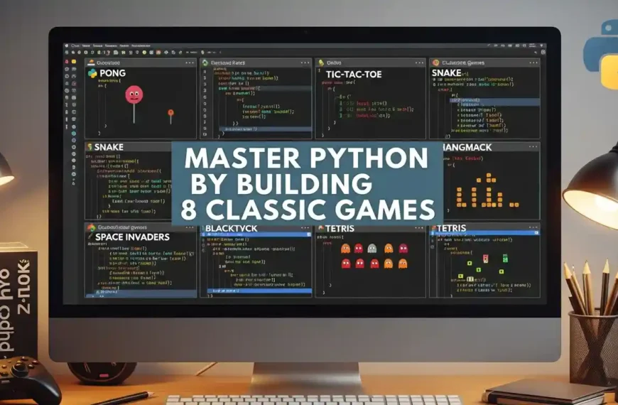Master Python by Building 8 Classic Games