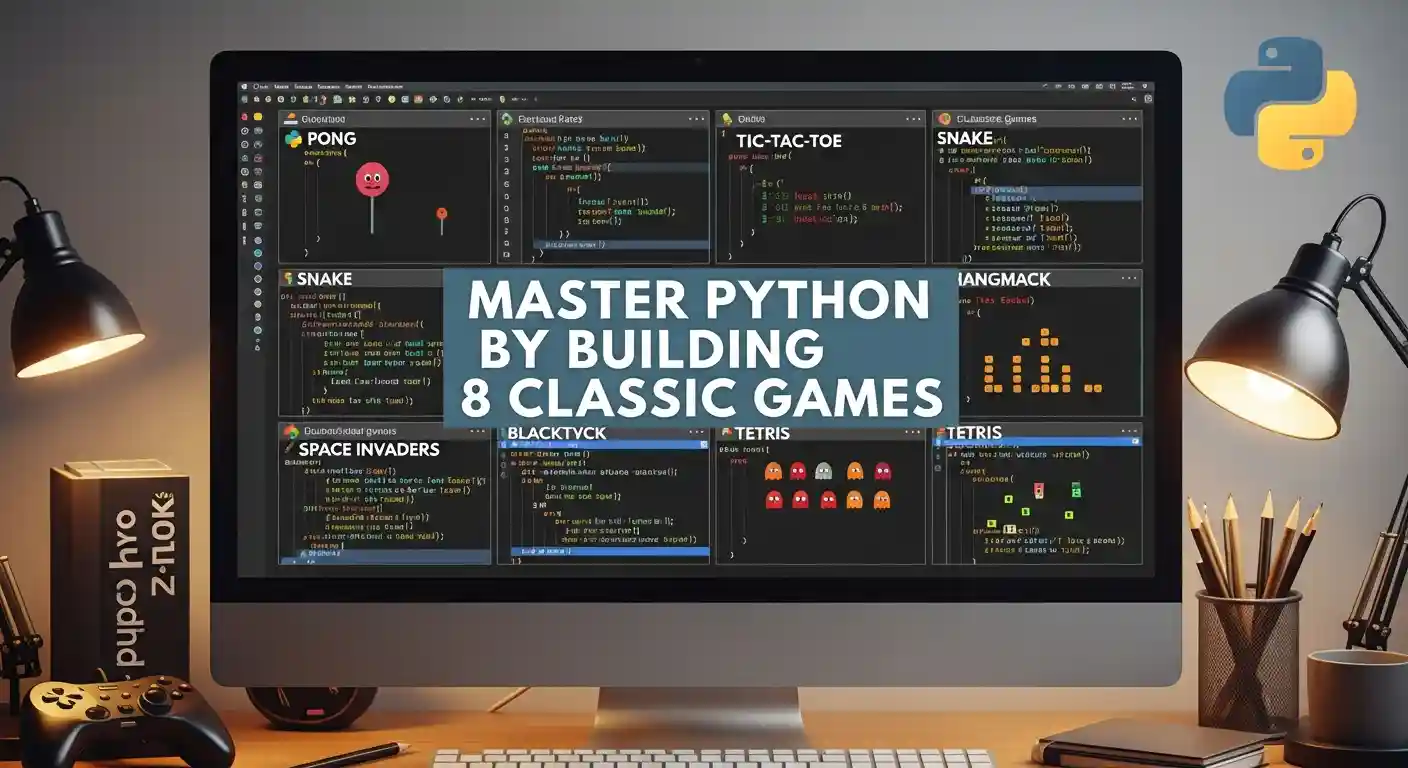 Master Python by Building 8 Classic Games