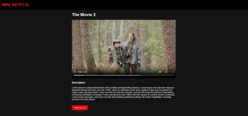 demo project netflix