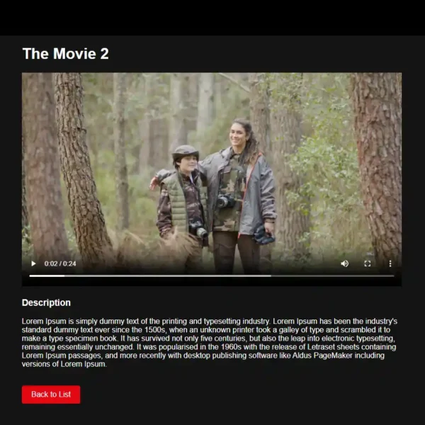 demo project netflix