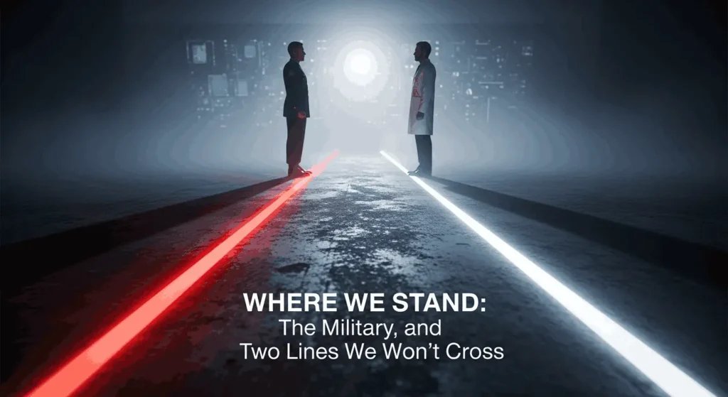 Where We Stand: Anthropic, the Military, and Two Lines We Won't Cross